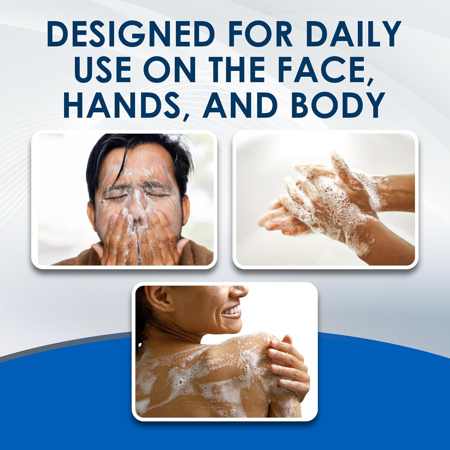 Vanicream ingredient label close-up showing lack of common irritants benefit