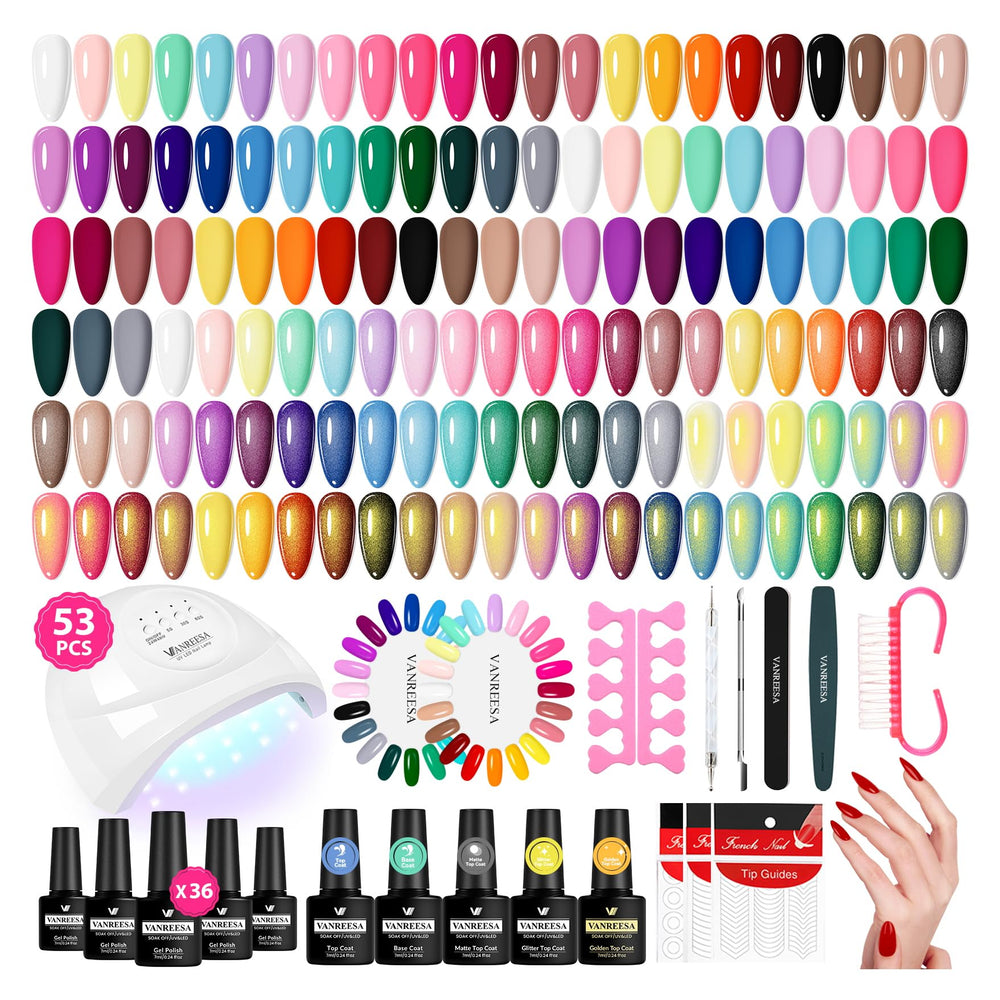 VANREESA front packaging showing full 53-piece kit and benefit of complete set