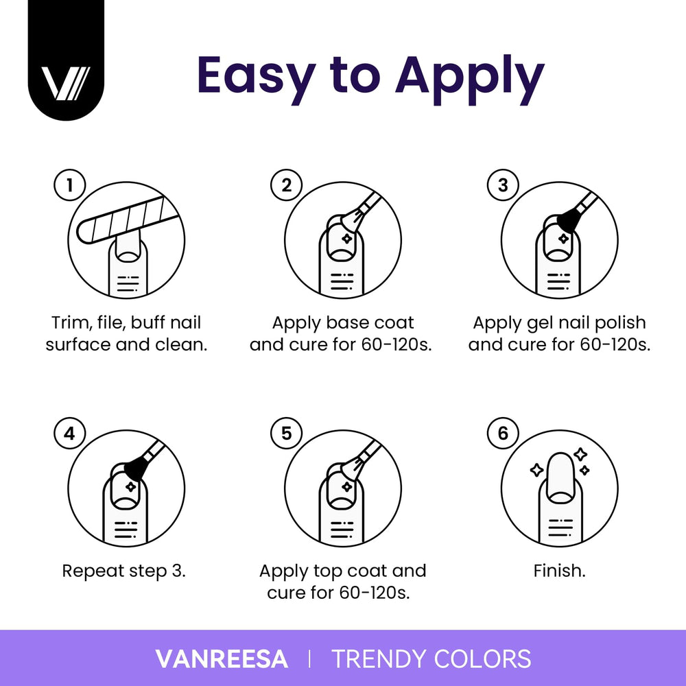 VANREESA model hands wearing finished manicure showcasing polished results