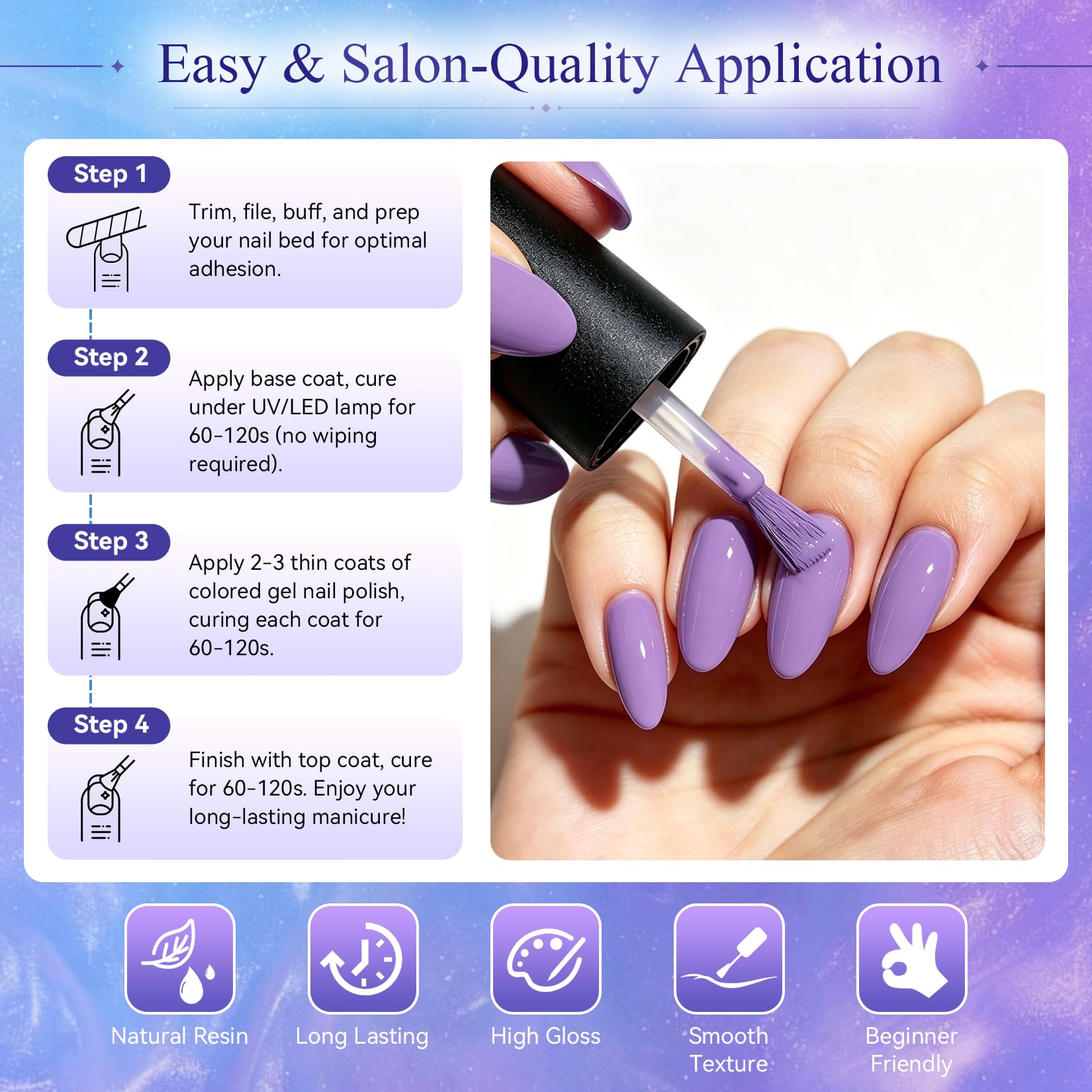 VANREESA manicured nails in use showcasing finished look on autumn outfit
