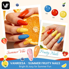 VANREESA glossy top coat texture showing high shine finish and protection
