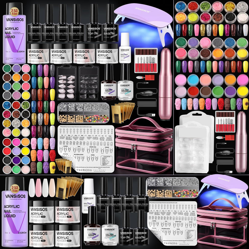 VANSISOS front packaging showing full beginner acrylic kit and ease of use