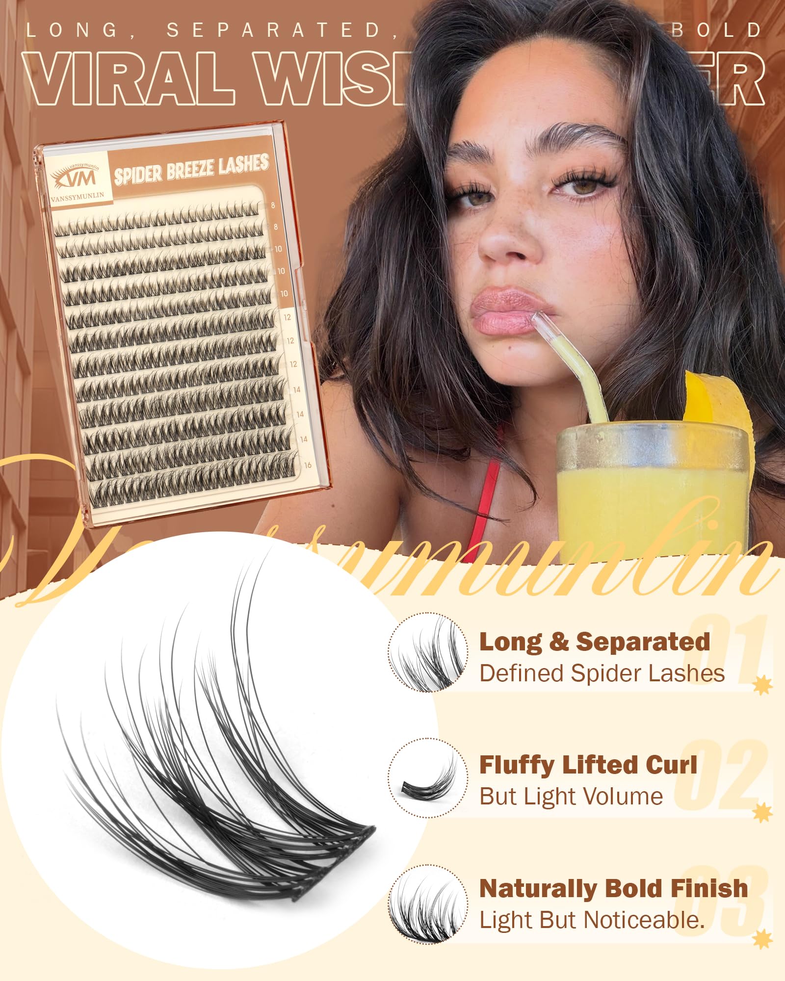 Vanssymunlin close-up of flexible invisible band blending benefit