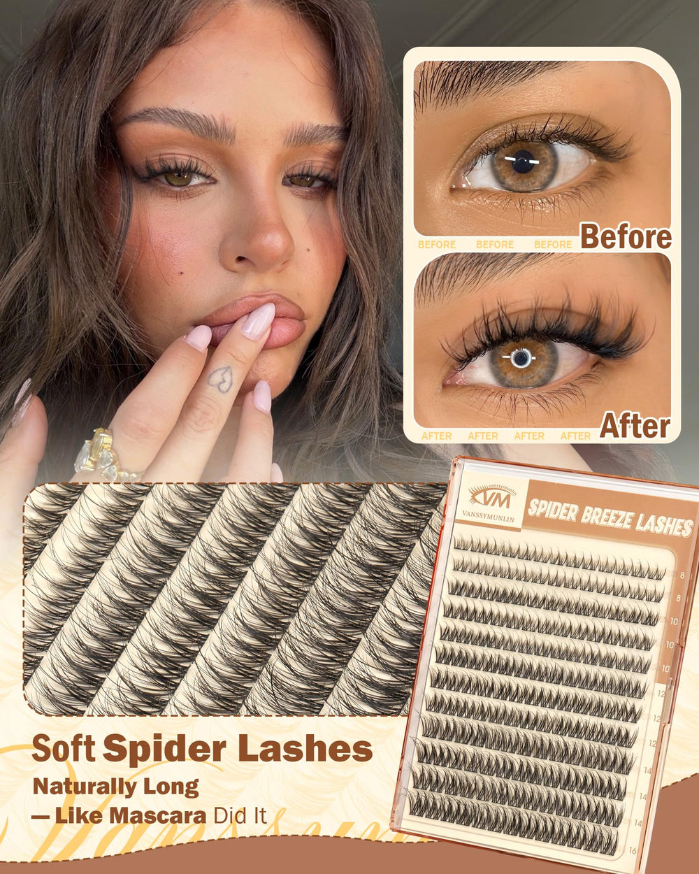 Vanssymunlin side profile showing lifted lash effect and eye-opening benefit