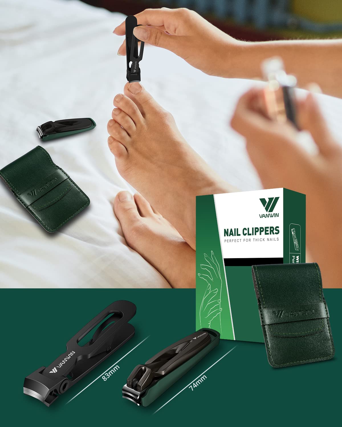 VANWIN on bathroom vanity styled for travel and home grooming convenience benefit