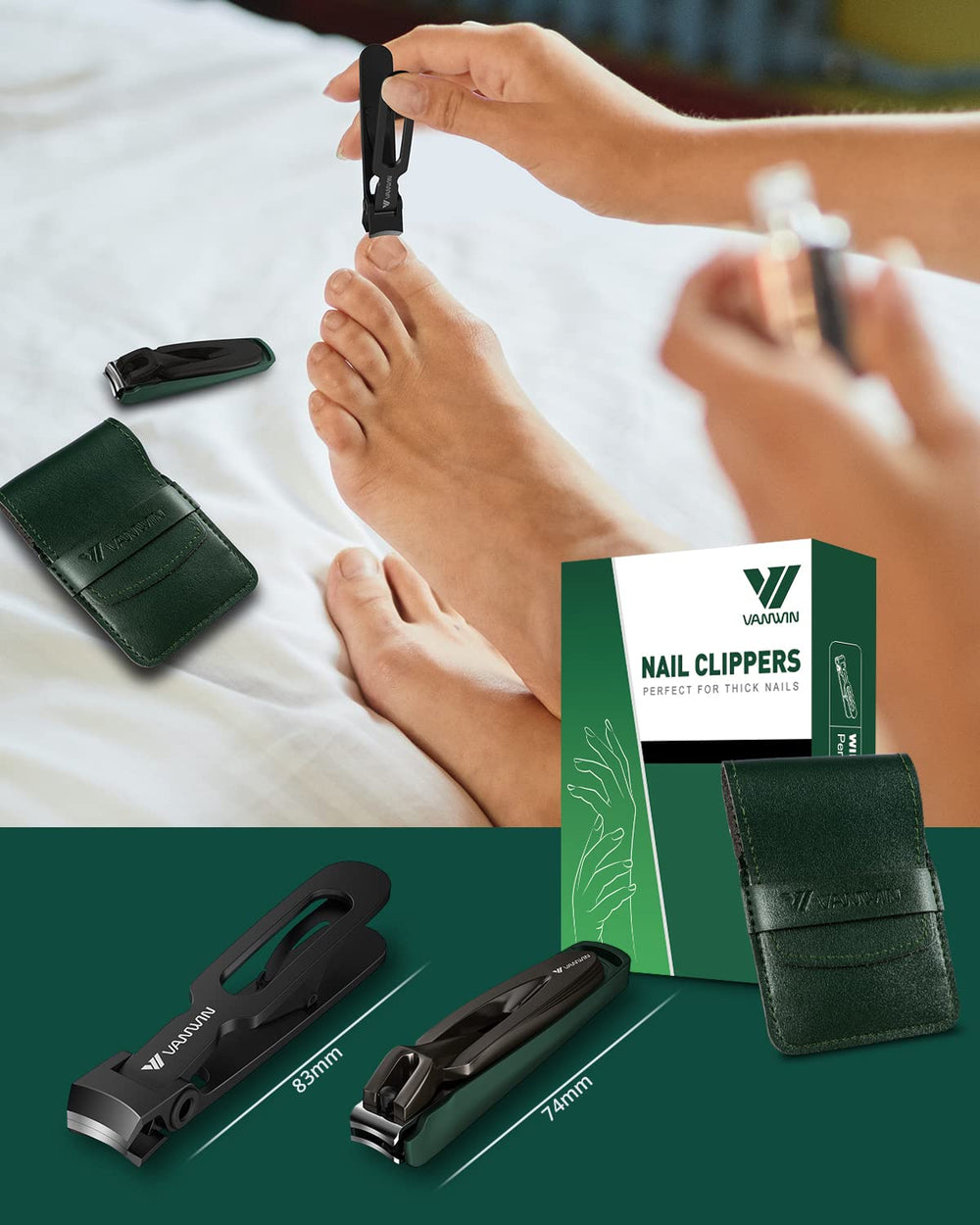 VANWIN on bathroom vanity styled for travel and home grooming convenience benefit