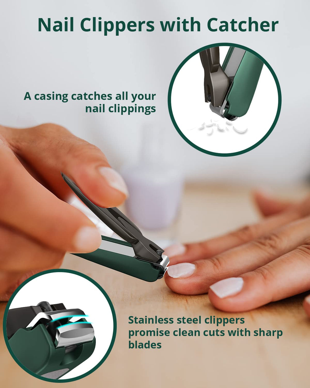 VANWIN rubber grip held in hand showing secure comfortable handling benefit