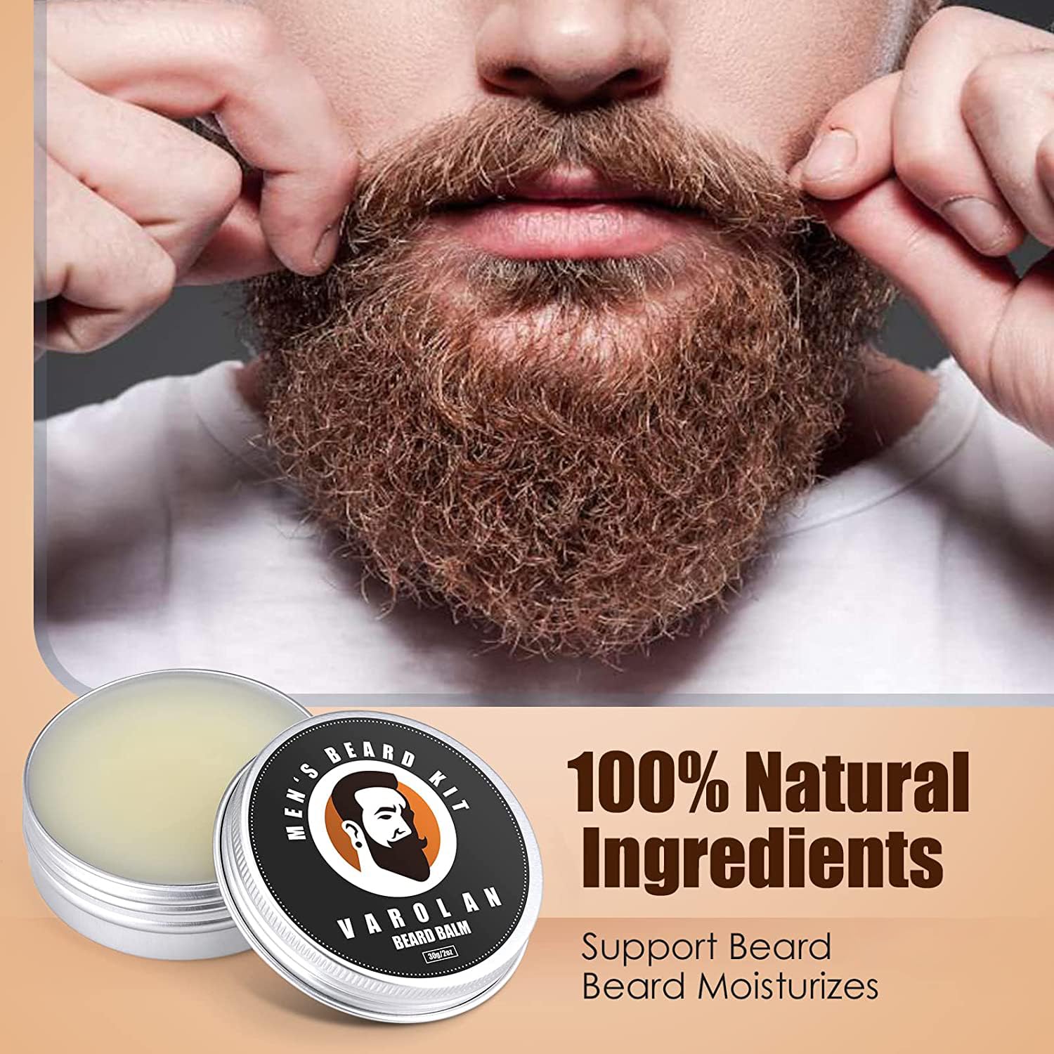 Varolan growth oil closeup bottle demonstrating absorbent, non-greasy finish