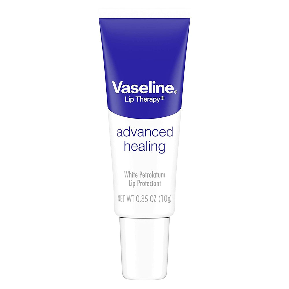 Vaseline advanced healing front tube showing compact design and quick hydration