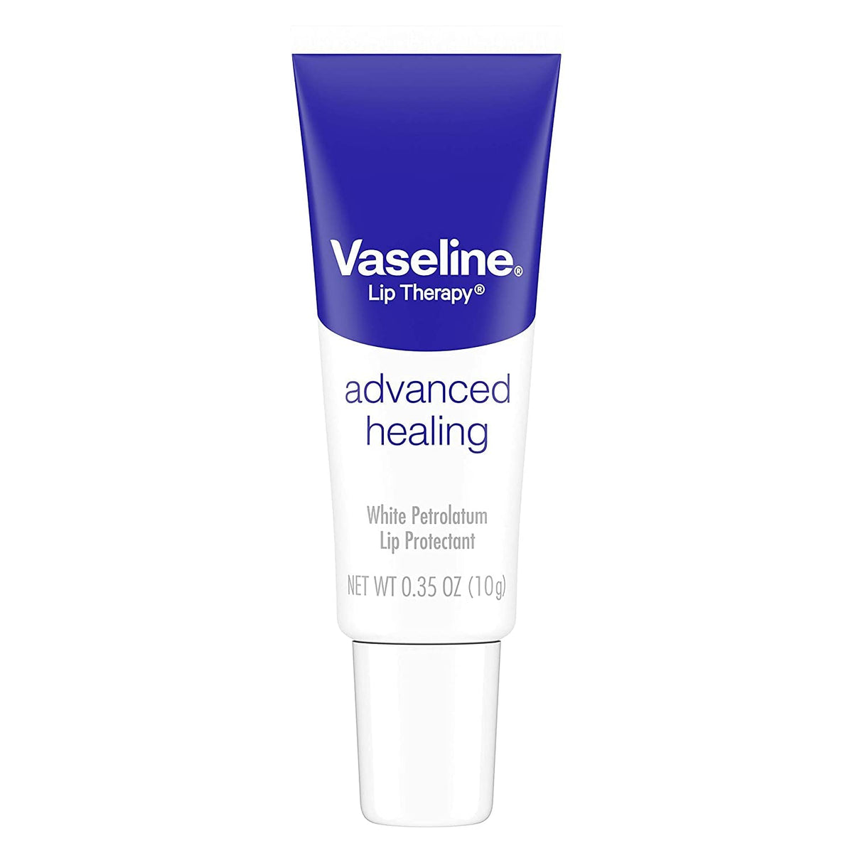 Vaseline advanced healing front tube showing compact design and quick hydration