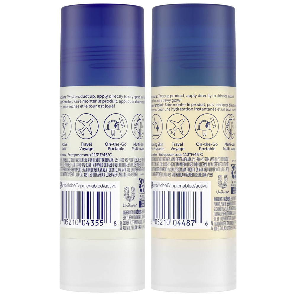 Vaseline unscented all‑over body balm front view highlights protection