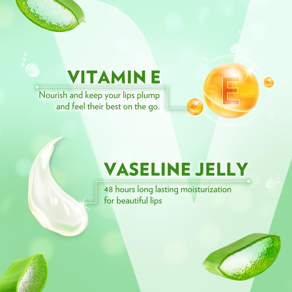 Vaseline Aloe on desk lifestyle scene offering convenient everyday access