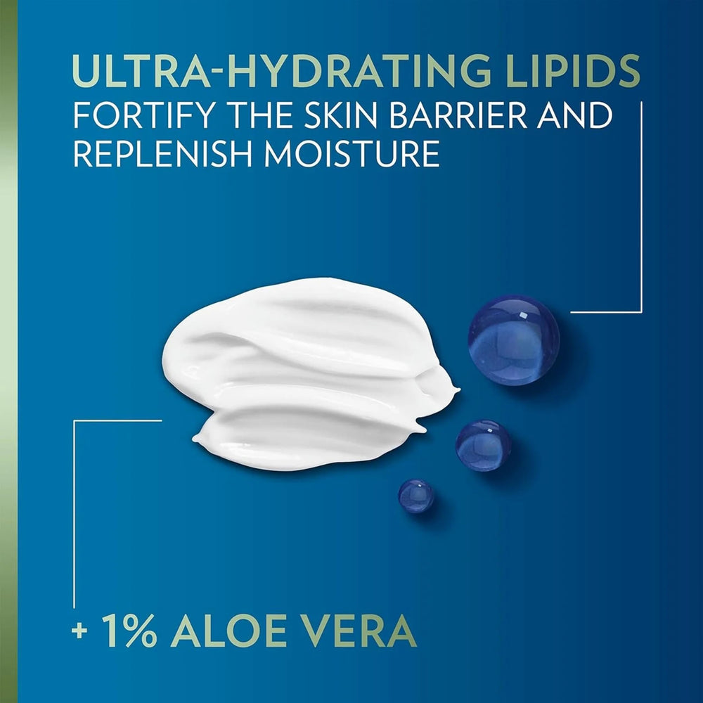 Vaseline bottle on bathroom counter for daily routine and quick use