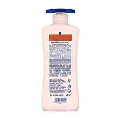 Vaseline bottle placed beside towel suggesting daily bathroom use