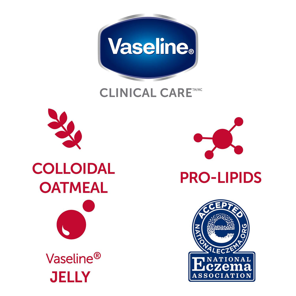 Vaseline bundle on bathroom counter illustrating everyday use and convenient storage
