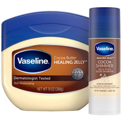 Vaseline cocoa butter jar front showing nourishing moisturizer