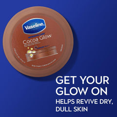 Vaseline applied on hand demonstrating quick absorption and smoother skin