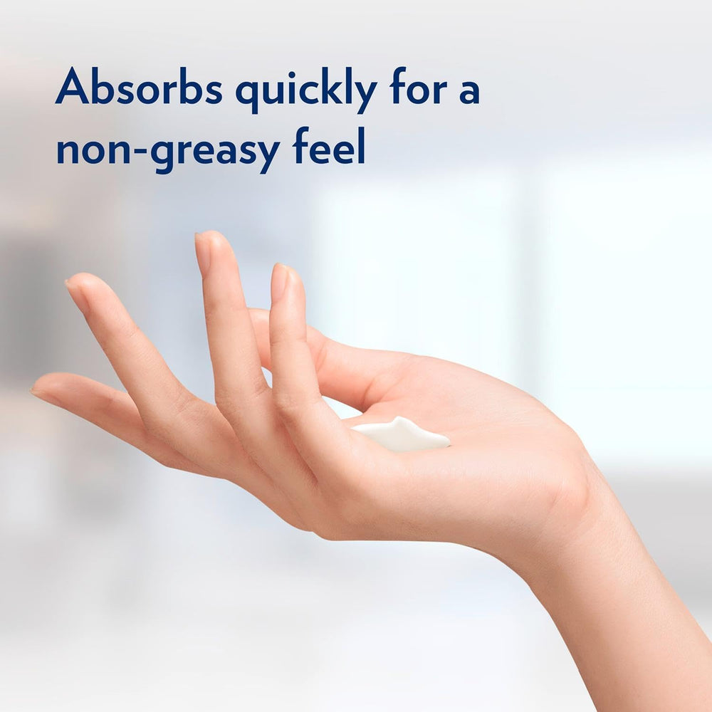 Vaseline hand application demonstrating smoother, softer skin benefit