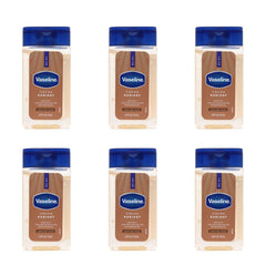 Vaseline texture close-up of gel-to-oil formula highlighting fast absorption