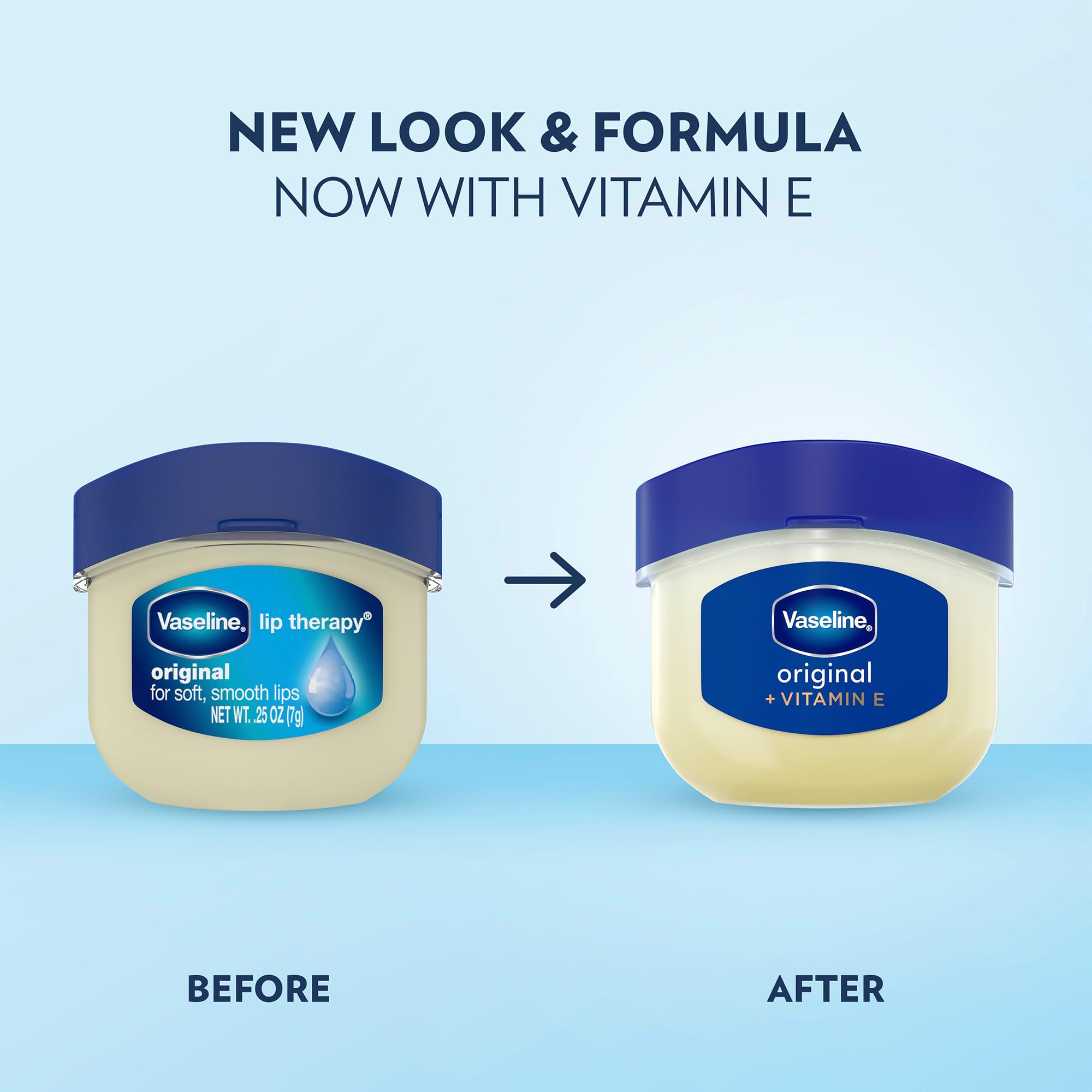 Vaseline counter display box staged on retail counter for impulse sales benefit