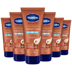 Vaseline front packaging showing tube and benefit of quick hydration