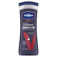 Vaseline mens extra strength close-up of cap for easy dispensing benefit