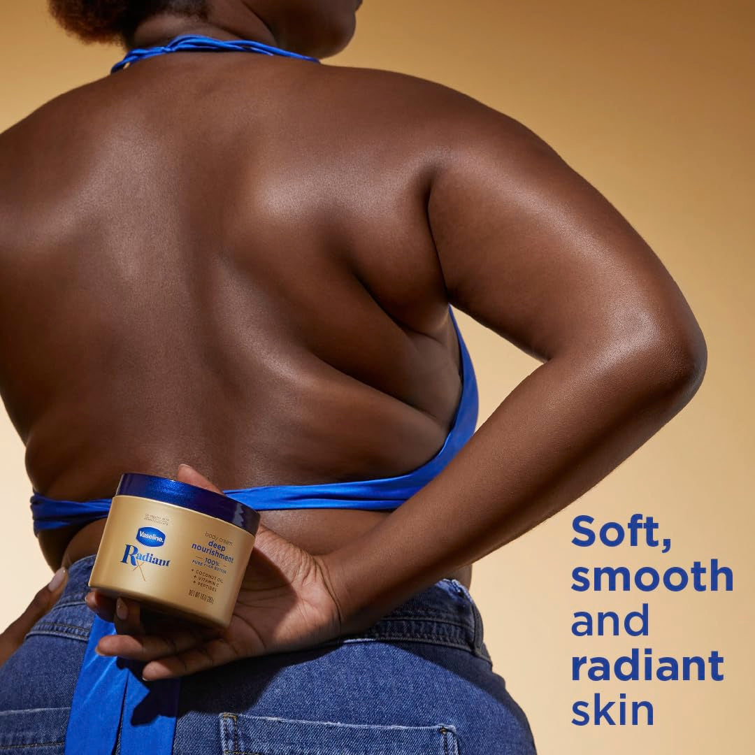 Vaseline Radiant X label and listed ingredients for ingredient clarity benefit