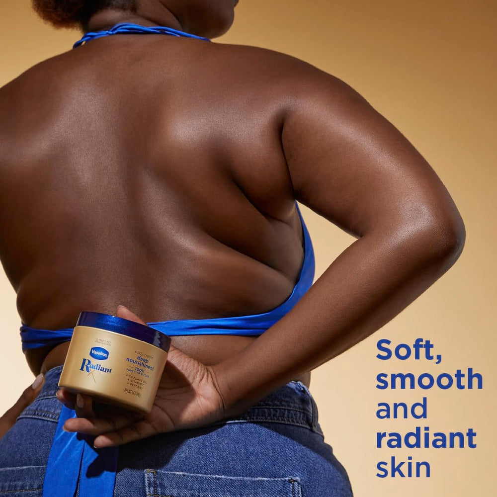 Vaseline Radiant X label and listed ingredients for ingredient clarity benefit