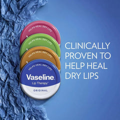 Hand holding Vaseline tin to show size and portability benefit