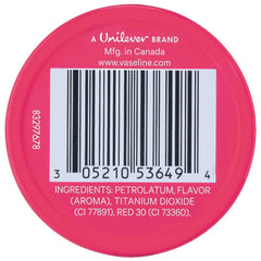 Vaseline open tin texture close-up demonstrating smooth balm application