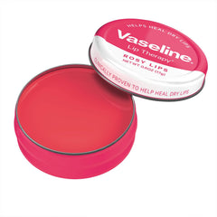 Pack of three Vaseline tins stacked illustrating value and convenience