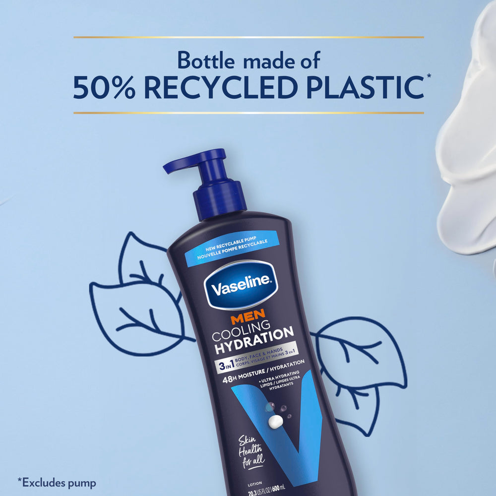 Bathroom shelf with Vaseline bottle for daily routine and quick post-shower hydration