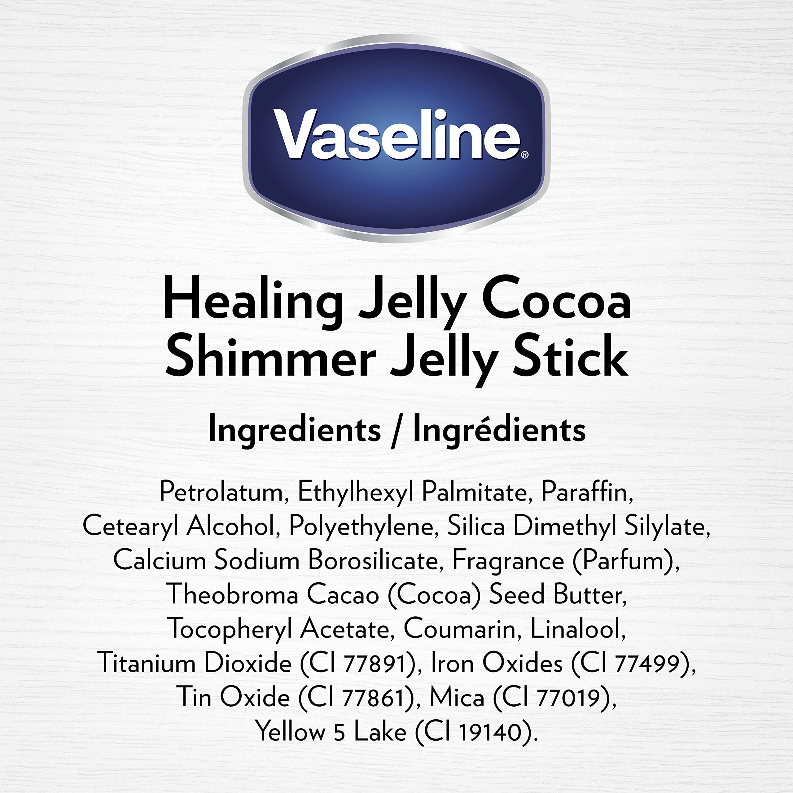 Vaseline shimmer stick application detail delivering targeted radiance