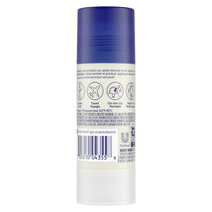 Vaseline single balm stick with cap off showing easy twist-up application benefit