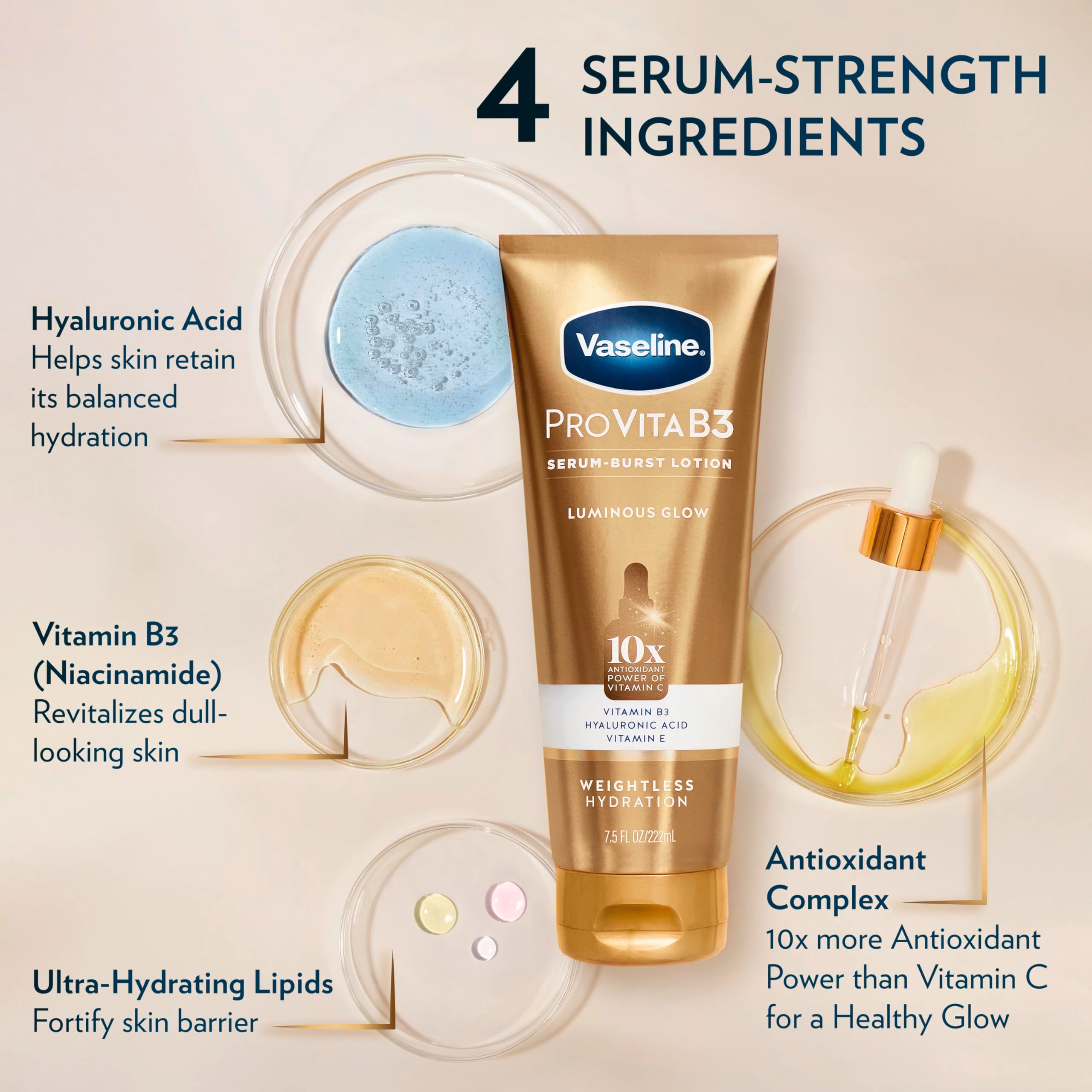Vaseline bottle held in hand for scale showing travel-friendly size