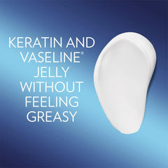 Vaseline lotion texture swirl showing creamy absorption and hydration