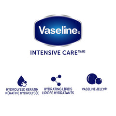 Person applying Vaseline lotion to hands demonstrating fast absorption