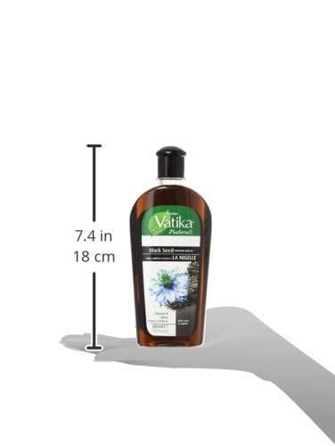 Vatika Naturals before and after hair showing shinier, more manageable strands