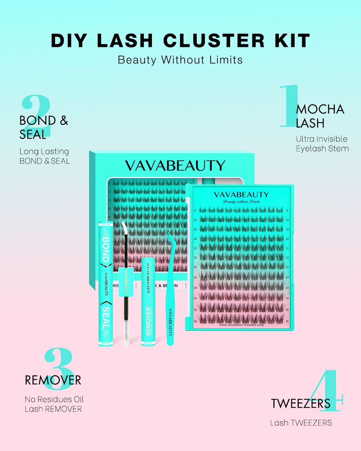 VAVABEAUTY application in hand illustrating easy five-minute DIY results