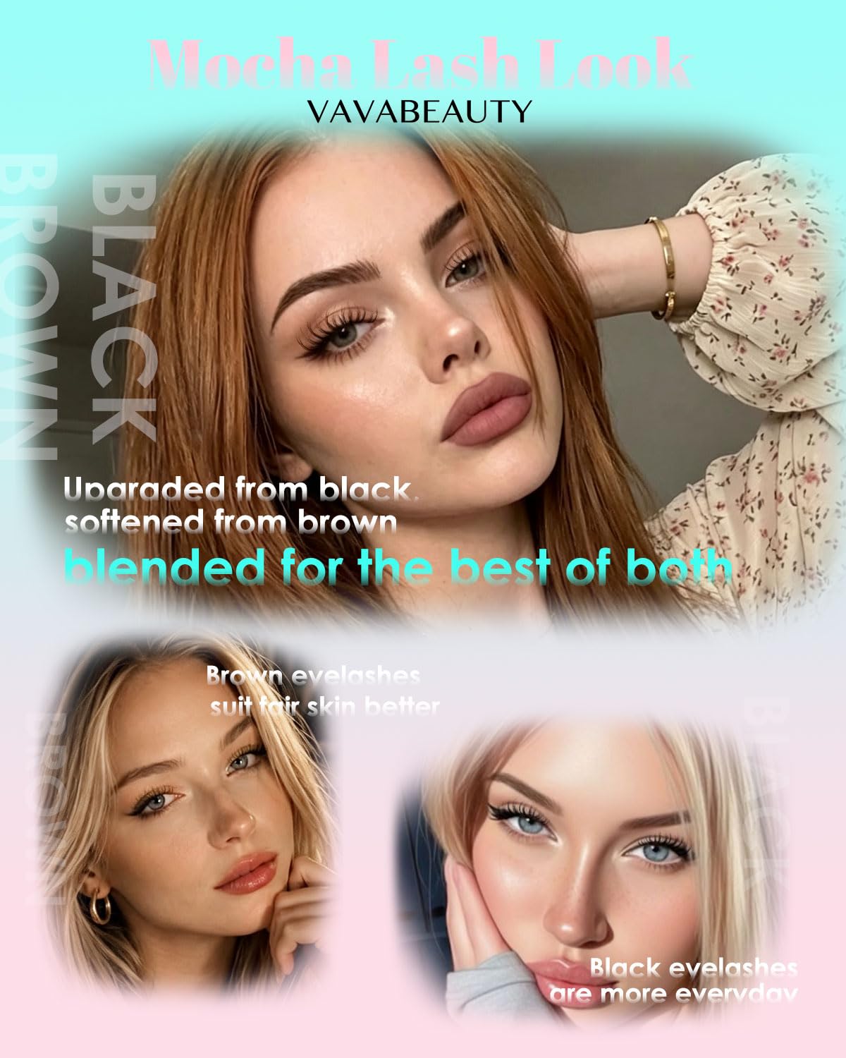 VAVABEAUTY gentle lash remover bottle demonstrating safe, painless removal