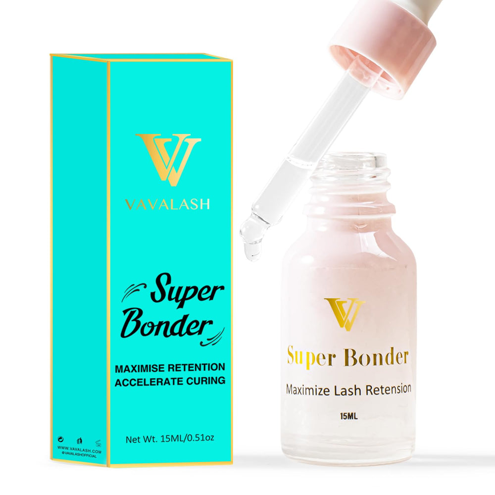 VAVALASH front bottle view showing professional 15ml bonder for faster drying