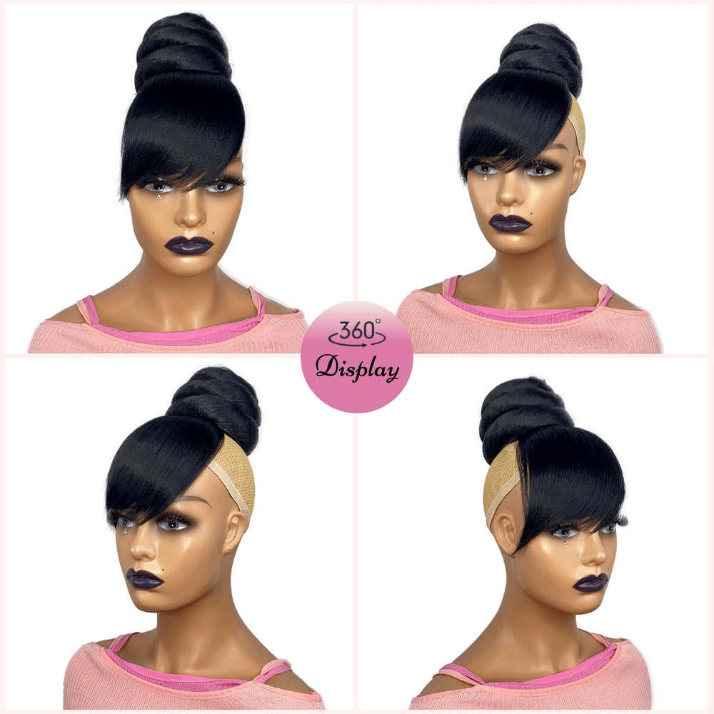 VAVANGA swoop side bang interior clips and lace intranet for secure hold