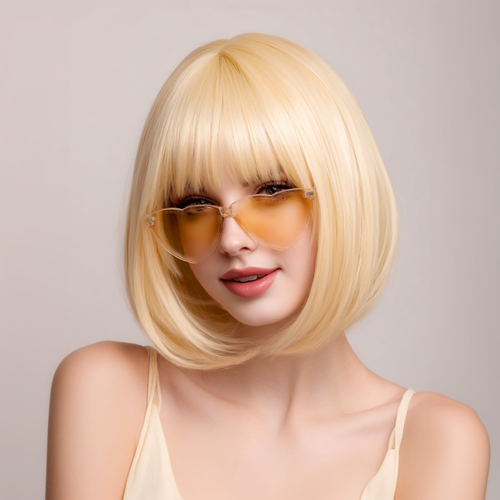 VCAY packaging with wig cap and sunglasses showing ready-to-wear kit