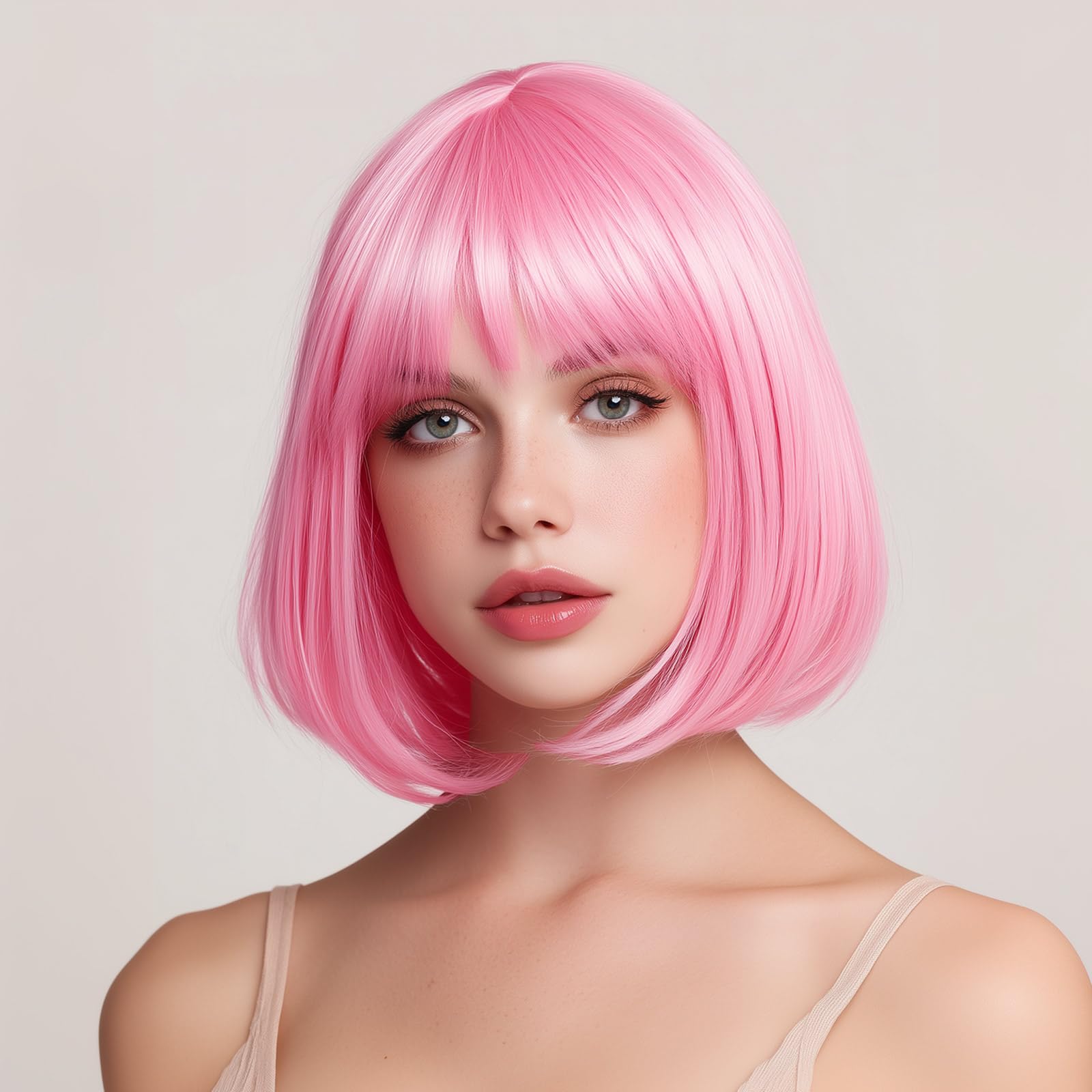 VCAY package contents with wig cap and sunglasses for quick styling
