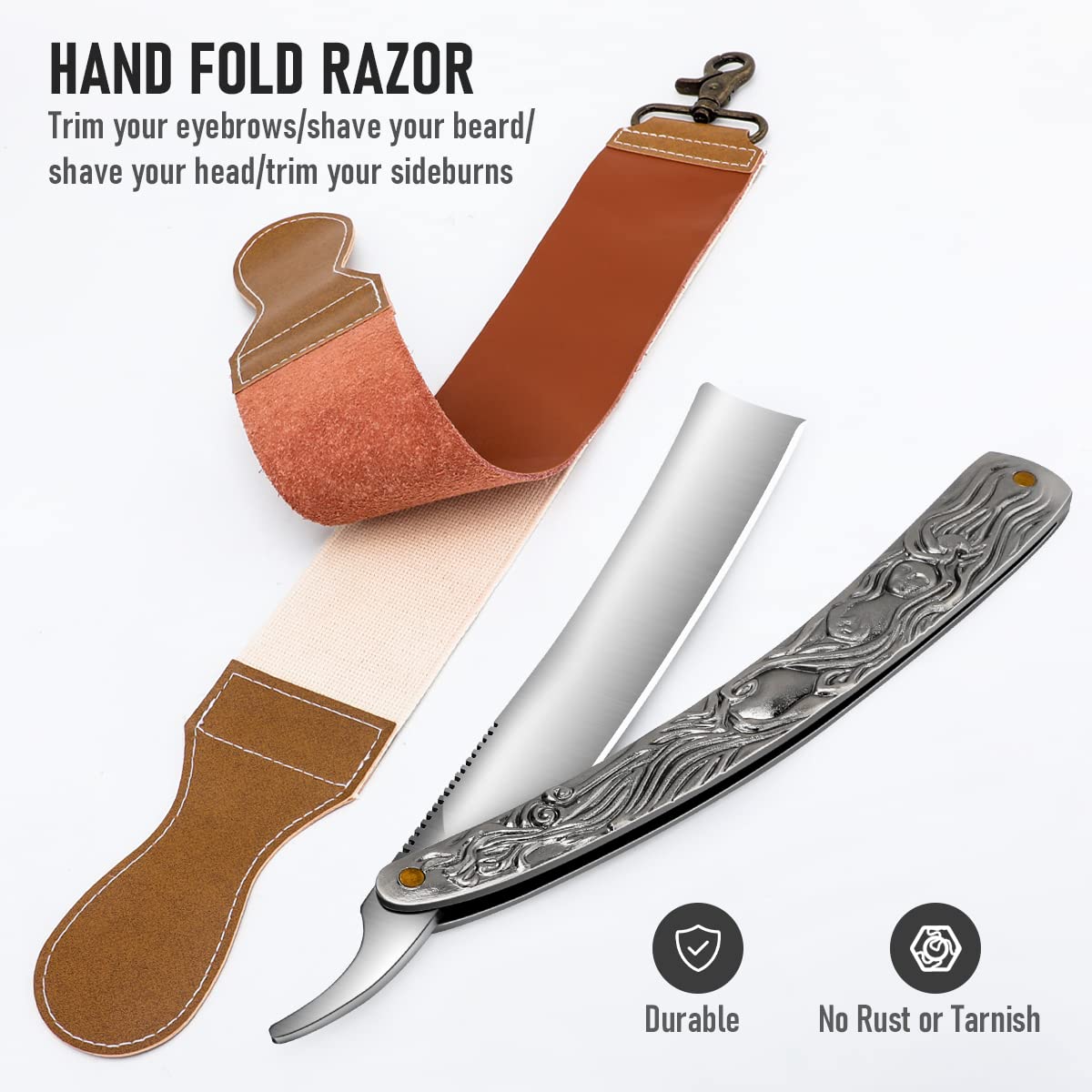 VCXOX razor folded compact for travel and tidy storage benefit