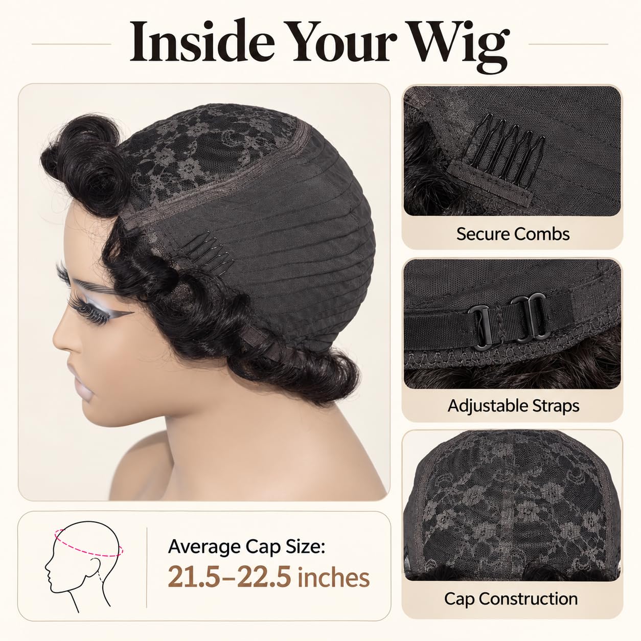 Vectronn packaging and label showing authentic virgin hair and easy unboxing benefit