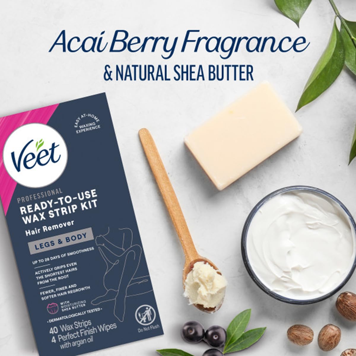 Veet Perfect Finish wipes removing residue for smoother skin
