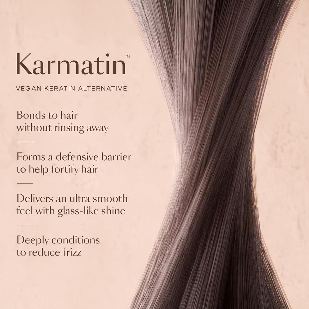 VEGAMOUR Karmatin visual highlighting plant-based keratin alternative benefits