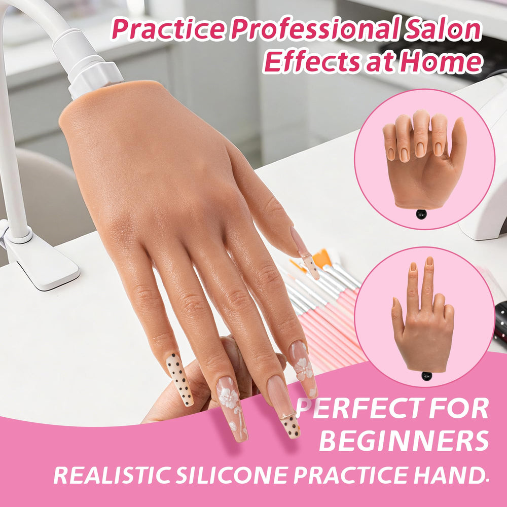 Veikmv close-up of silicone fingers showing realistic texture and grip