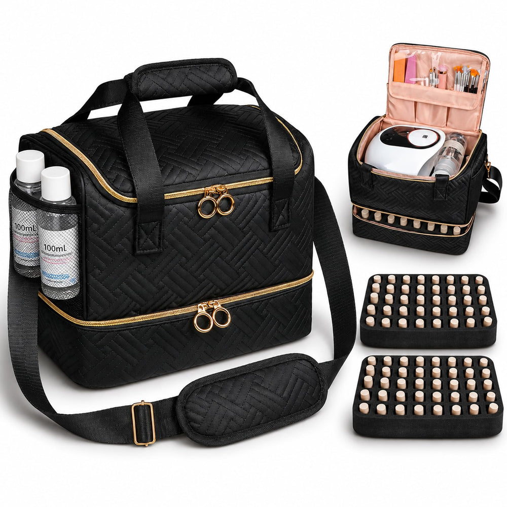 Veirdro front view of organizer bag showing compact storage and easy carrying